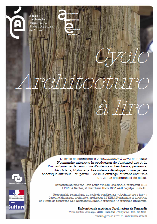 08-29/03/18 - Architecture à lire