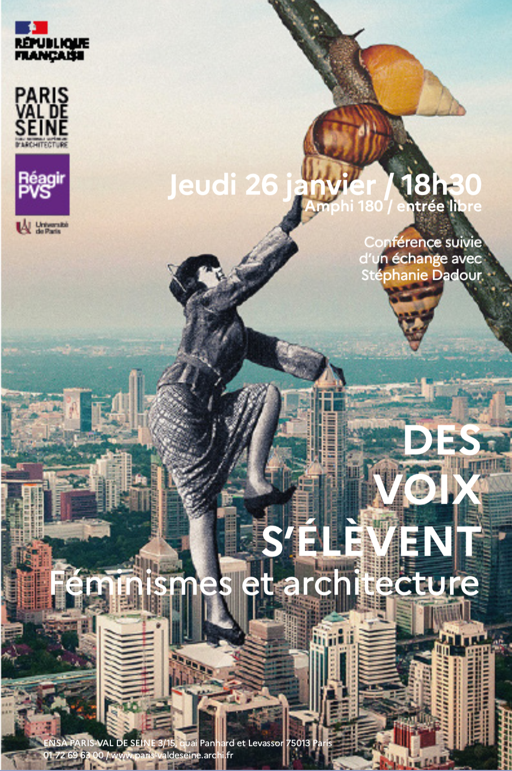 26/01/23 - Conférence "Des voix s'élèvent : Féminismes et architecture"