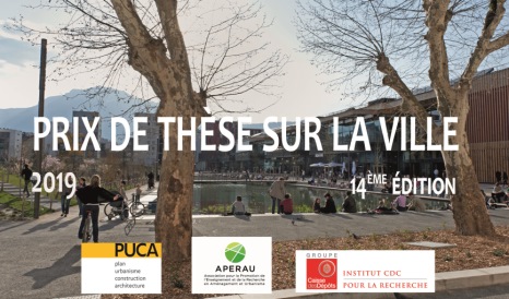 01/03/19 - Prix de thèse sur la ville 2019