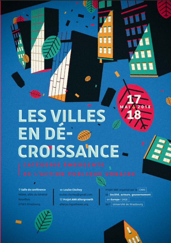17-18/05/18 - Les villes en décroissance : catégorie émergente de l'action publique urbaine ?